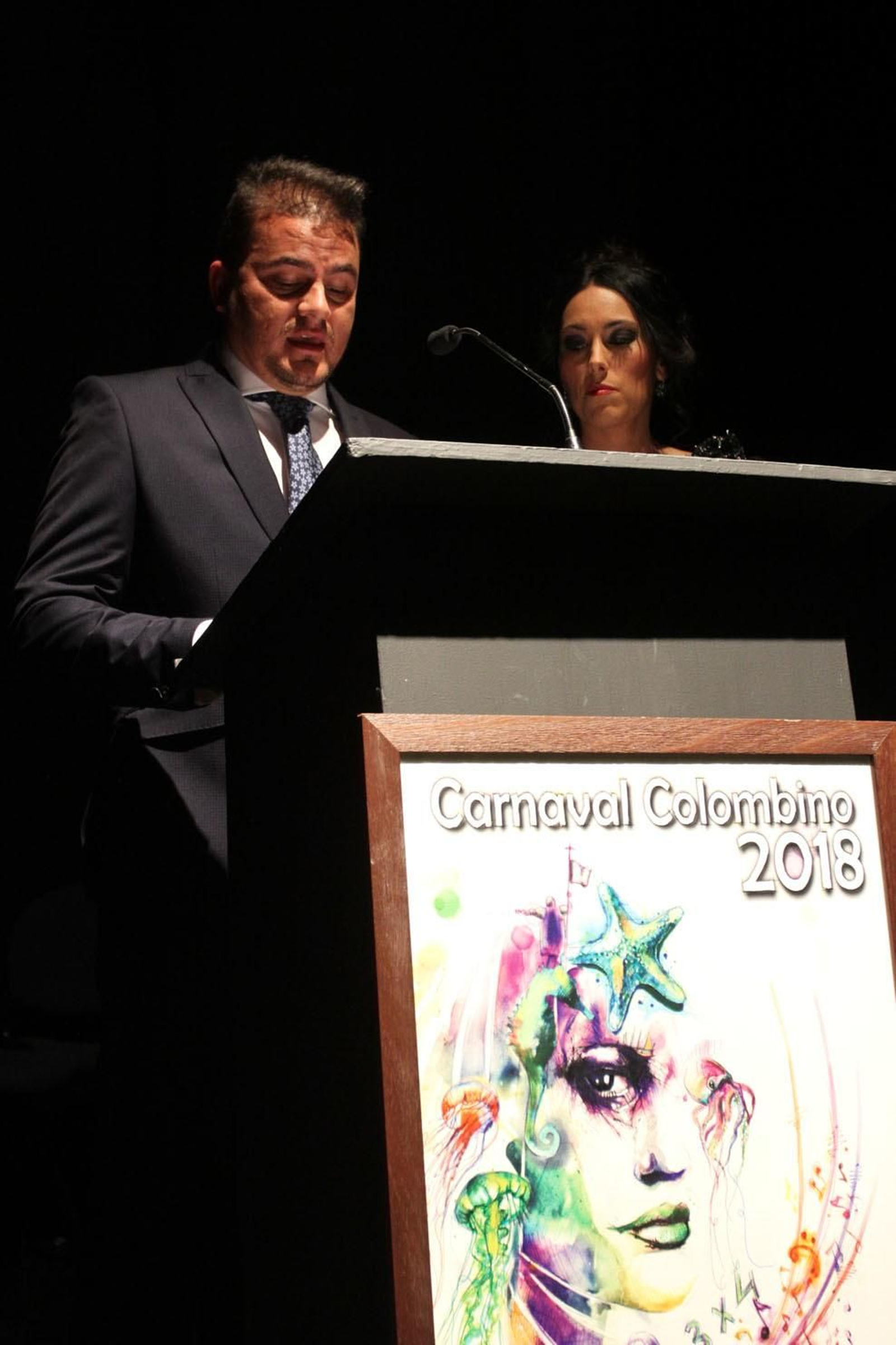 Gala de la coronación de  la choquera mayor e infantil del Carnaval Colombino 2018