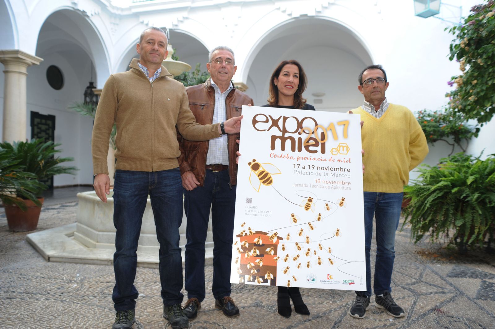 Fernando Molero, Lorenzo Ruiz, Auxiliadora Pozuelo y Francisco Puertas.