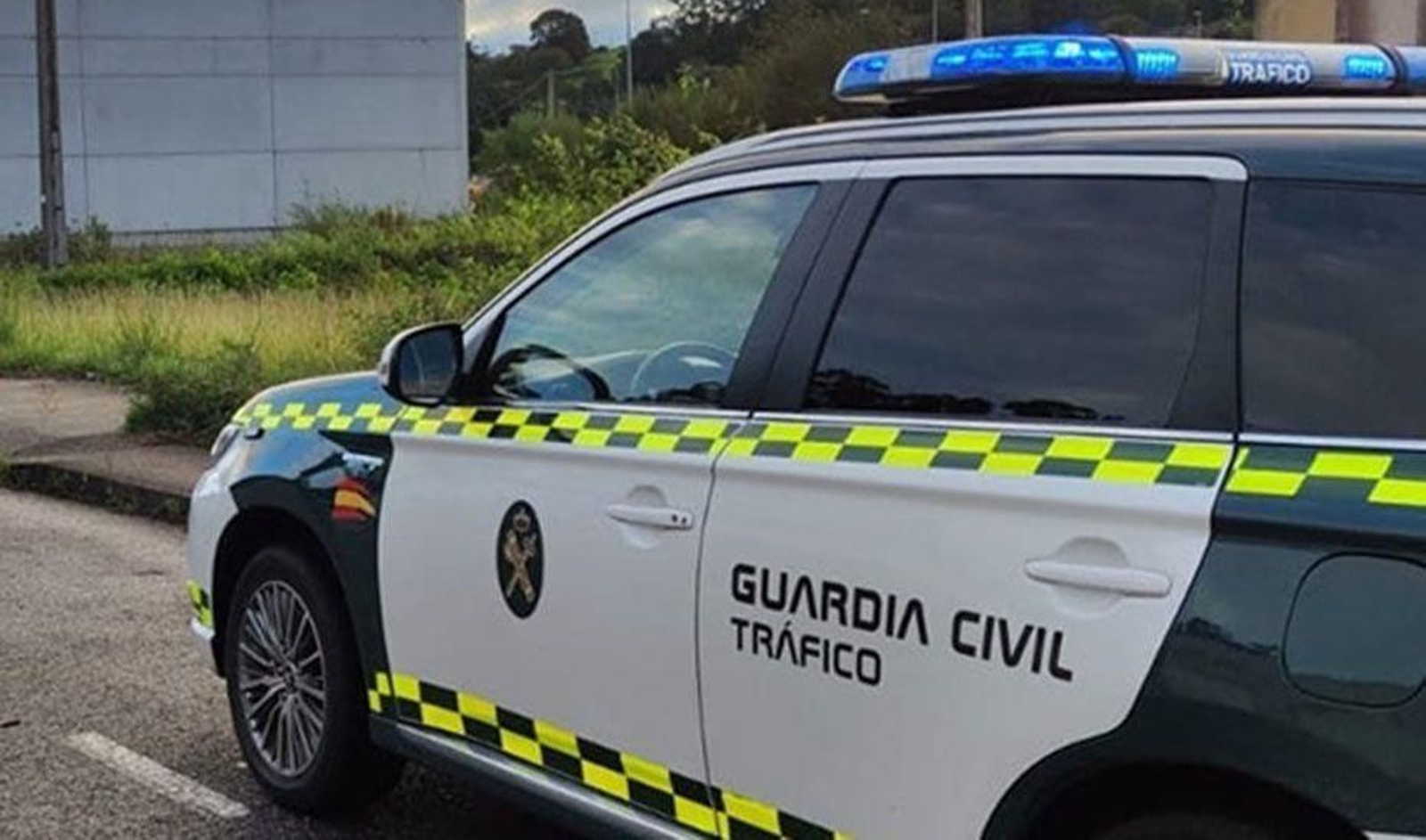 Un coche de la Guardia Civil. Un coche de la Guardia Civil.