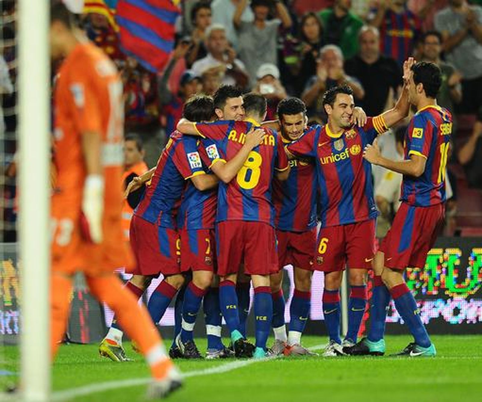 El Barcelona gana por la mínima su primer partido sin Leo Messi. / AFP