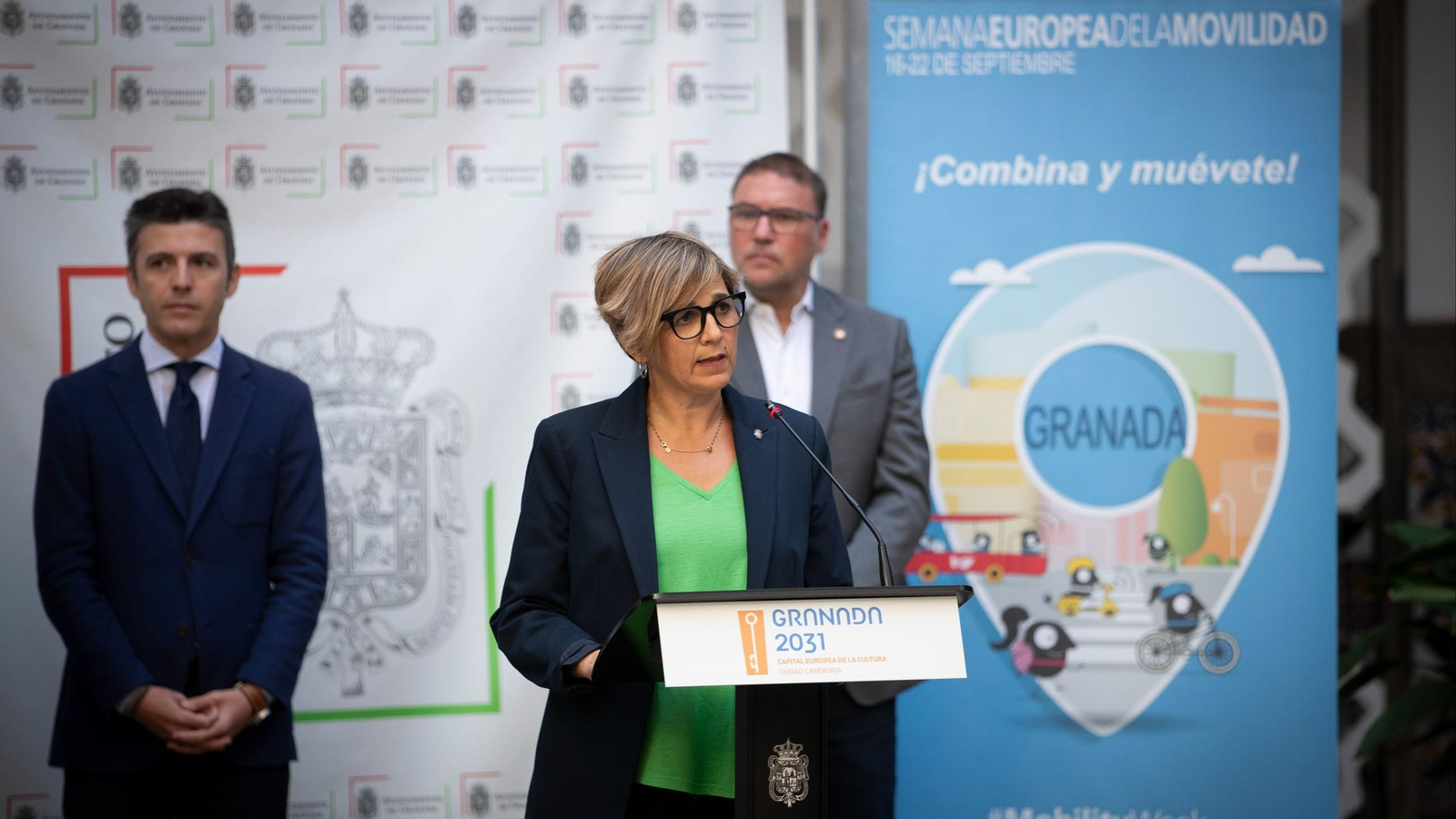 La concejal de Movilidad, Ana Agudo, presenta la programación de la Semana Europea de la Movilidad en Granada