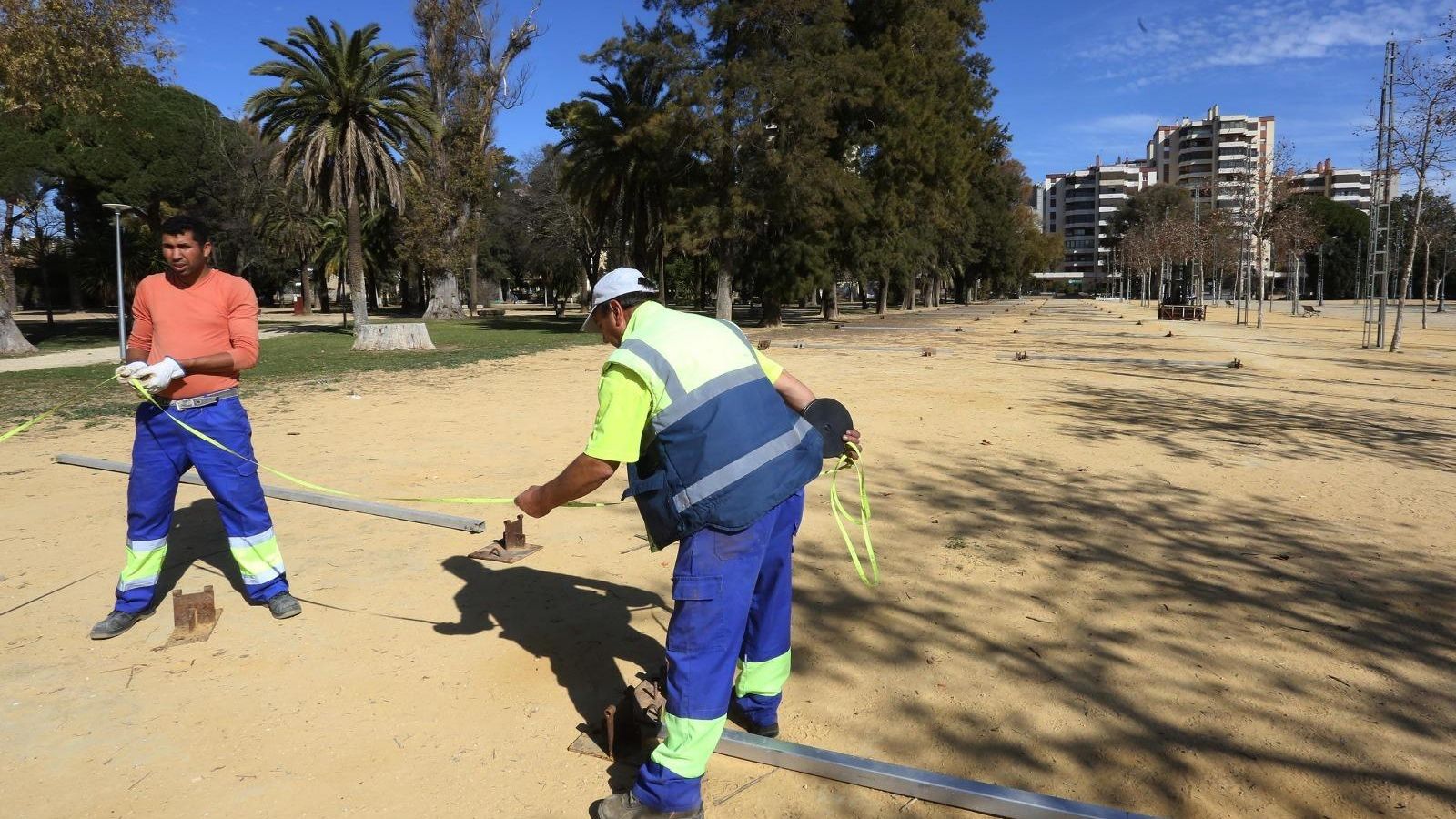 En la próxima edición de la Feria se estrenan las estructuras de las casetas.