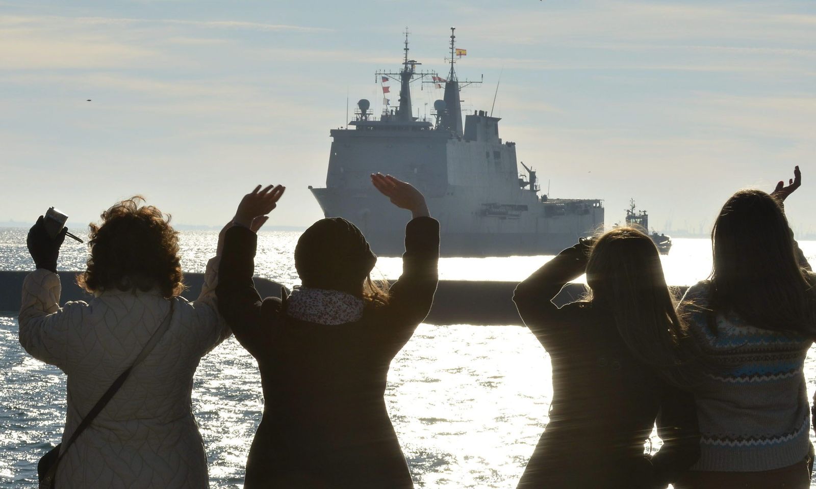 Imagen de archivo del buque 'Galicia' regresando a la Base de Rota tras participar en la Operación Atalanta.