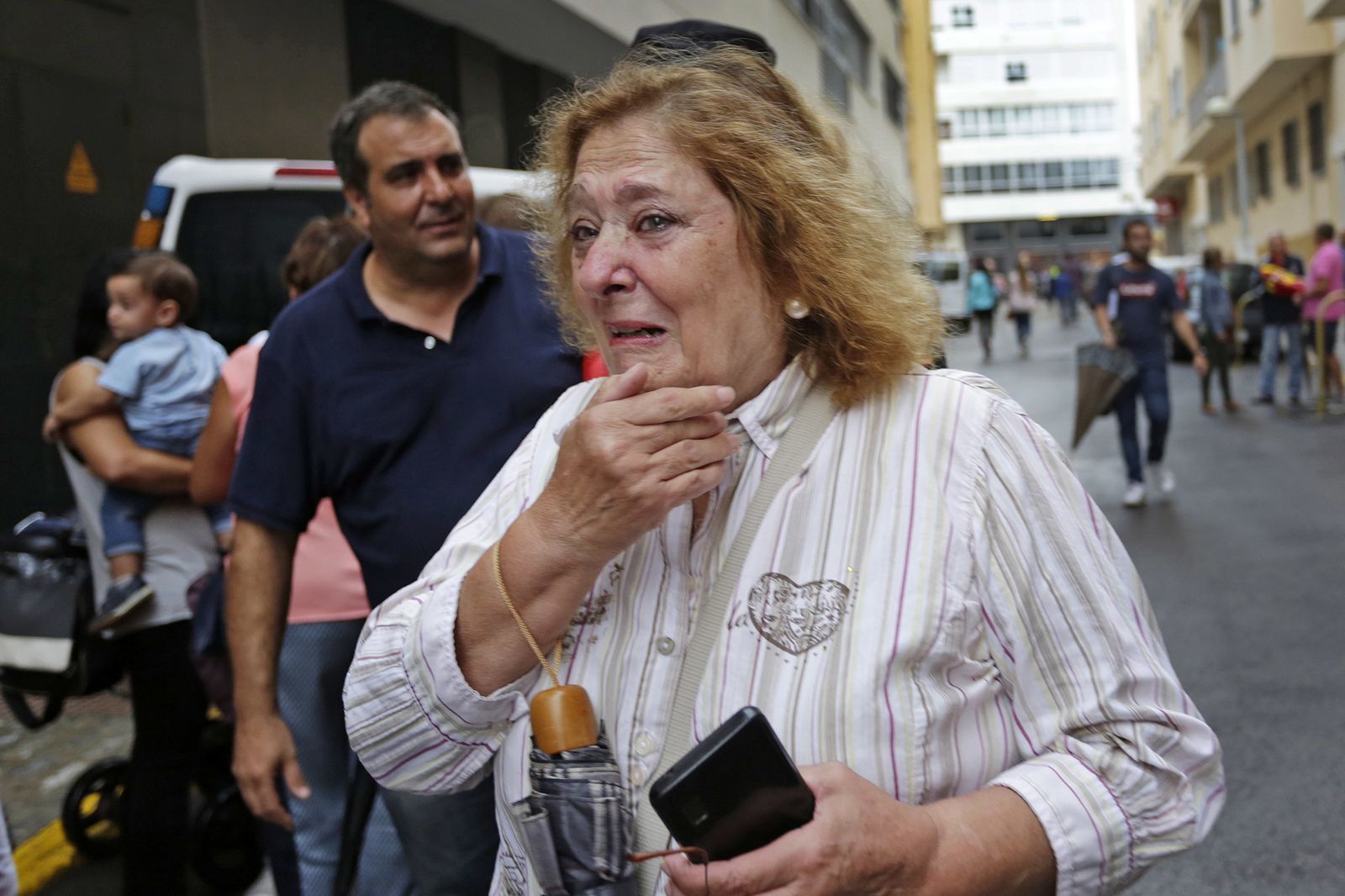 Despedida a los agentes de la Policía Nacional que se suman al dispositivo del 1-O