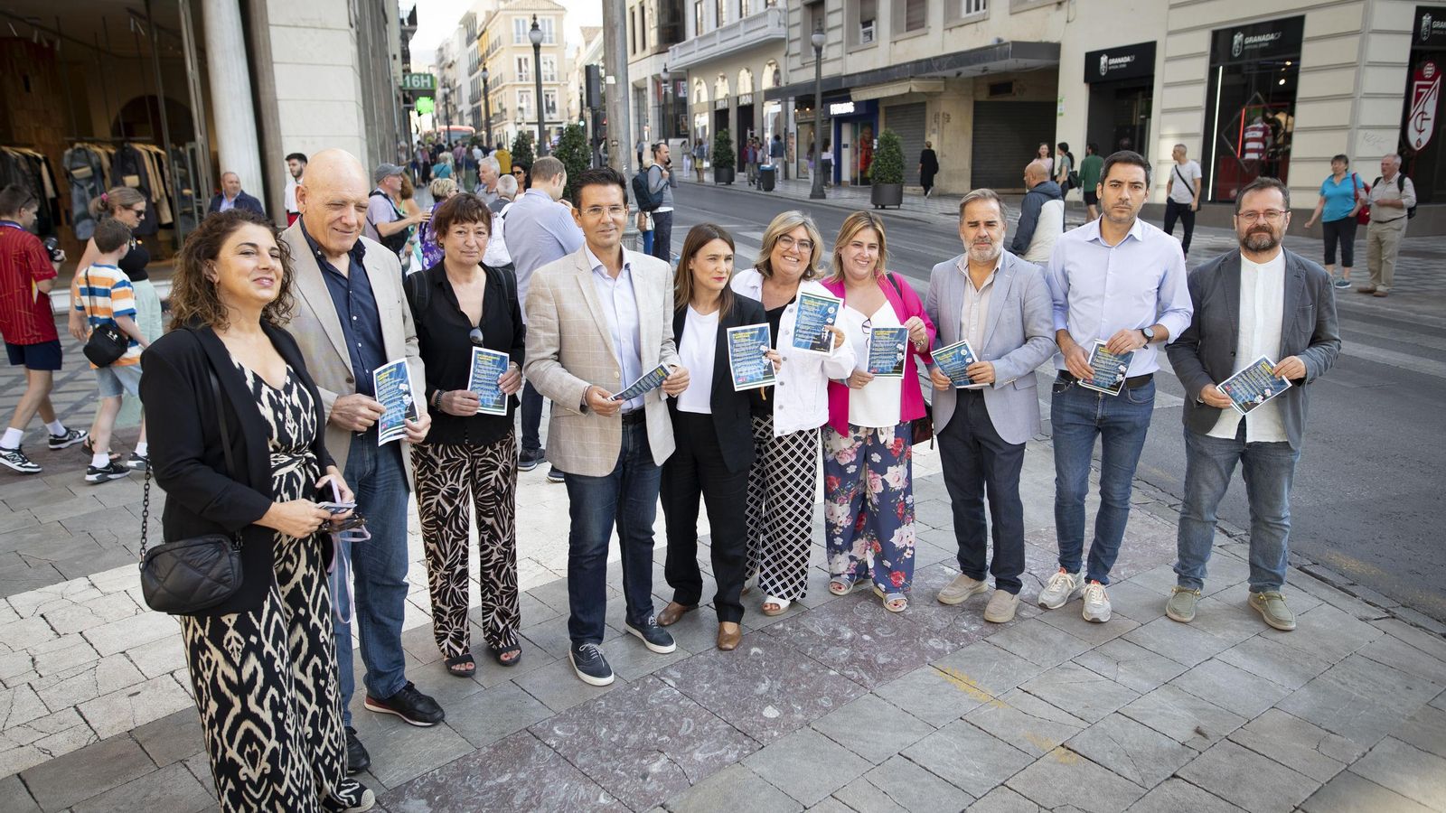 Rueda de prensa del PSOE en Granada