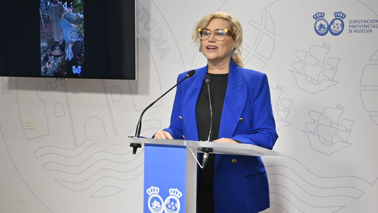 La diputada de Cultura, Gracia Baquero.