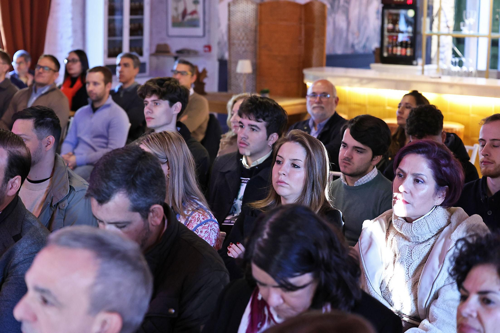 Imágenes del Foro Gerardo Rojas con la intervención de Antonio Joyanes, Vicepresidente ejecutivo de parque energéticos y exploración y producción de Moeve