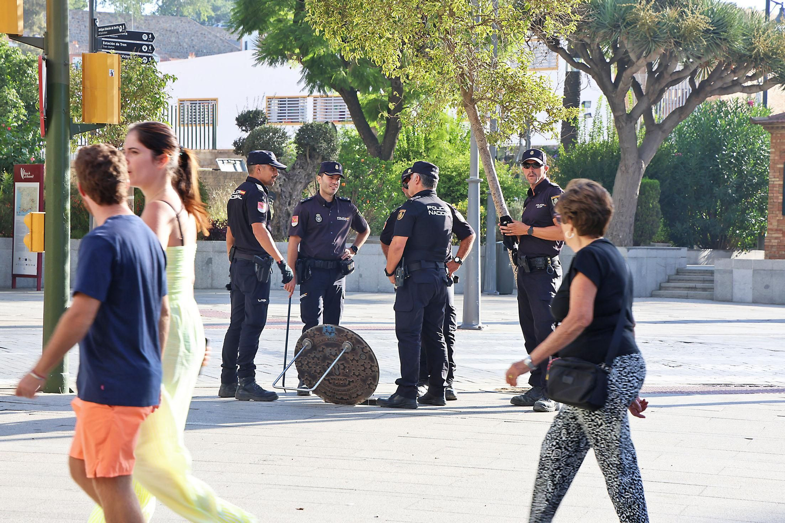 Así trabaja la Unidad de Subsuelo de la Policía para garantizar la seguridad en Huelva durante la Magna