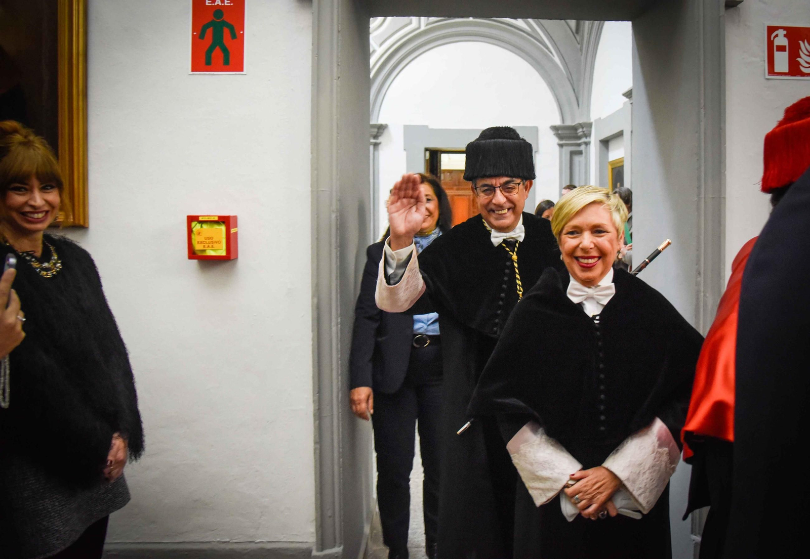 Acto de investidura de la nueva rectora de la US, Carmen Vargas