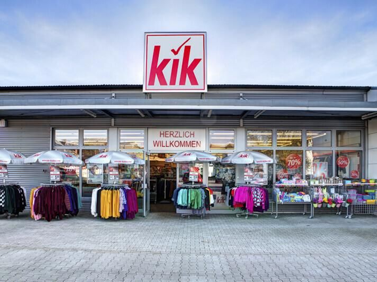 Exterior de una tienda Kik.