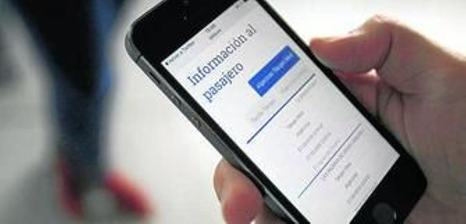 Un usuario consulta la información de los ferris, ayer.