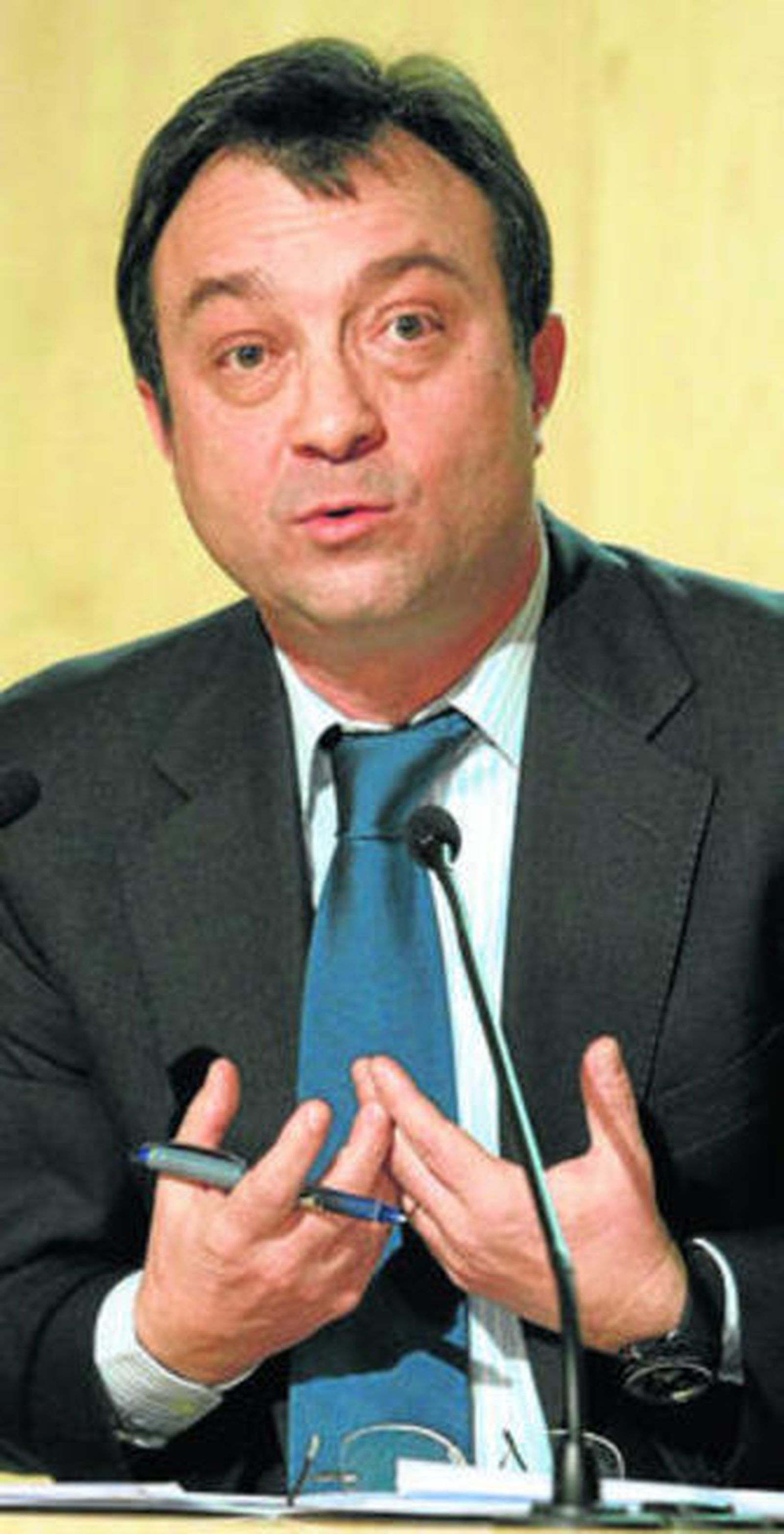 Manuel Cobo, ayer en rueda de prensa en Madrid.