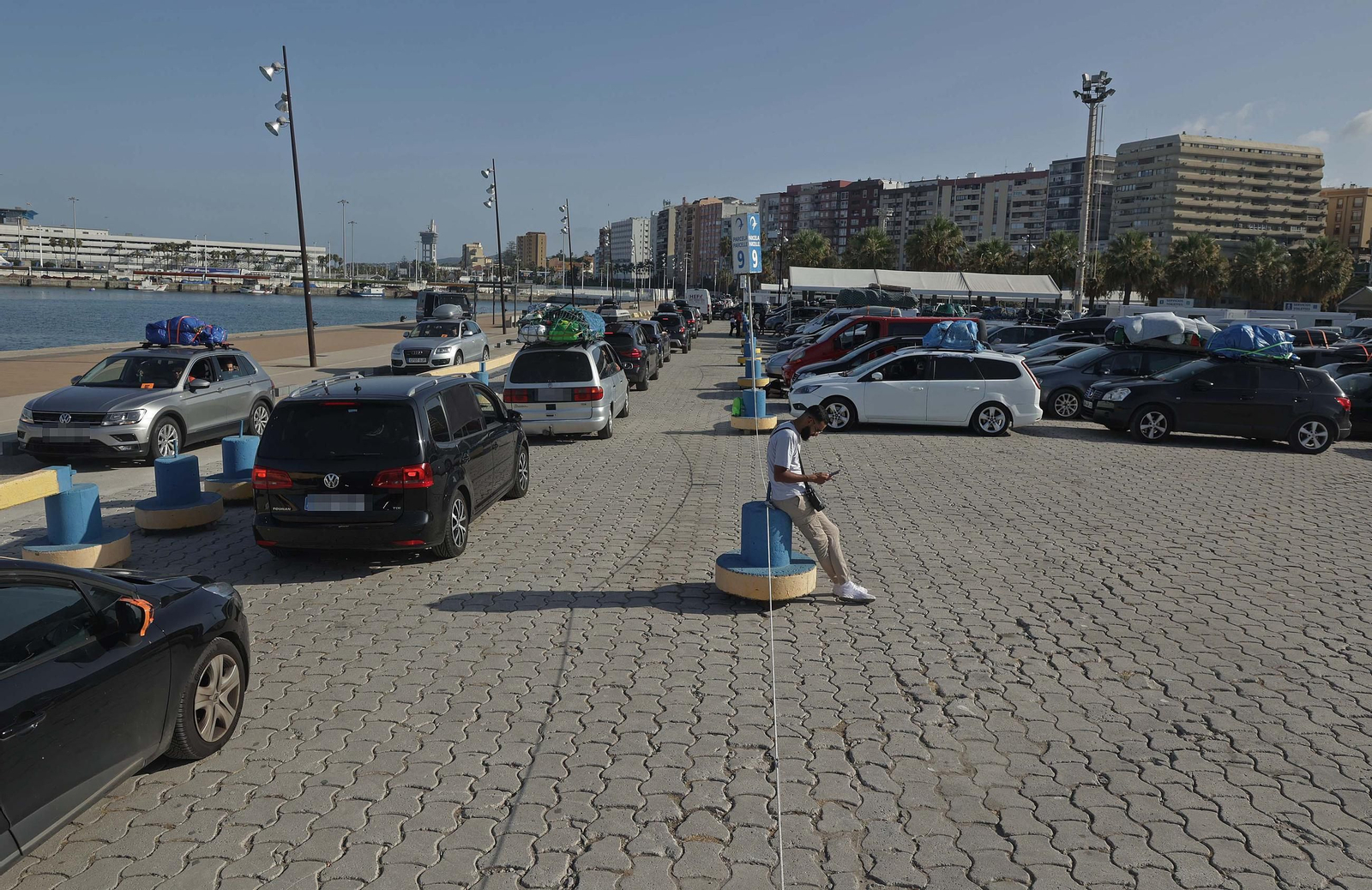 Fotos del primer sábado de agosto en la Operación Paso del Estrecho en Algeciras