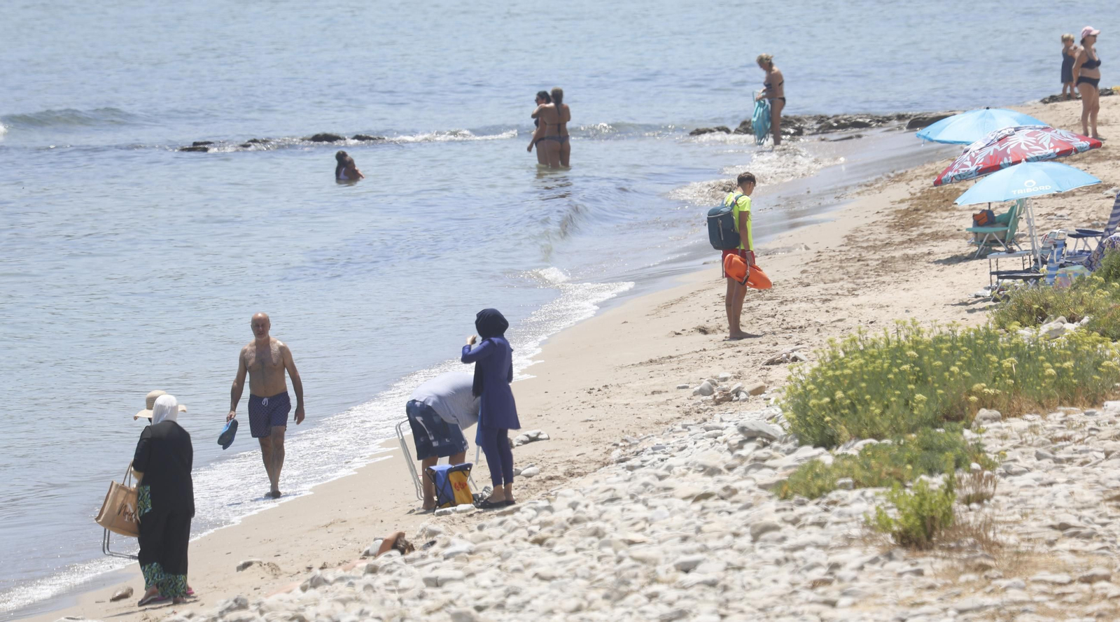 Fotos del sábado en la playa de Getares