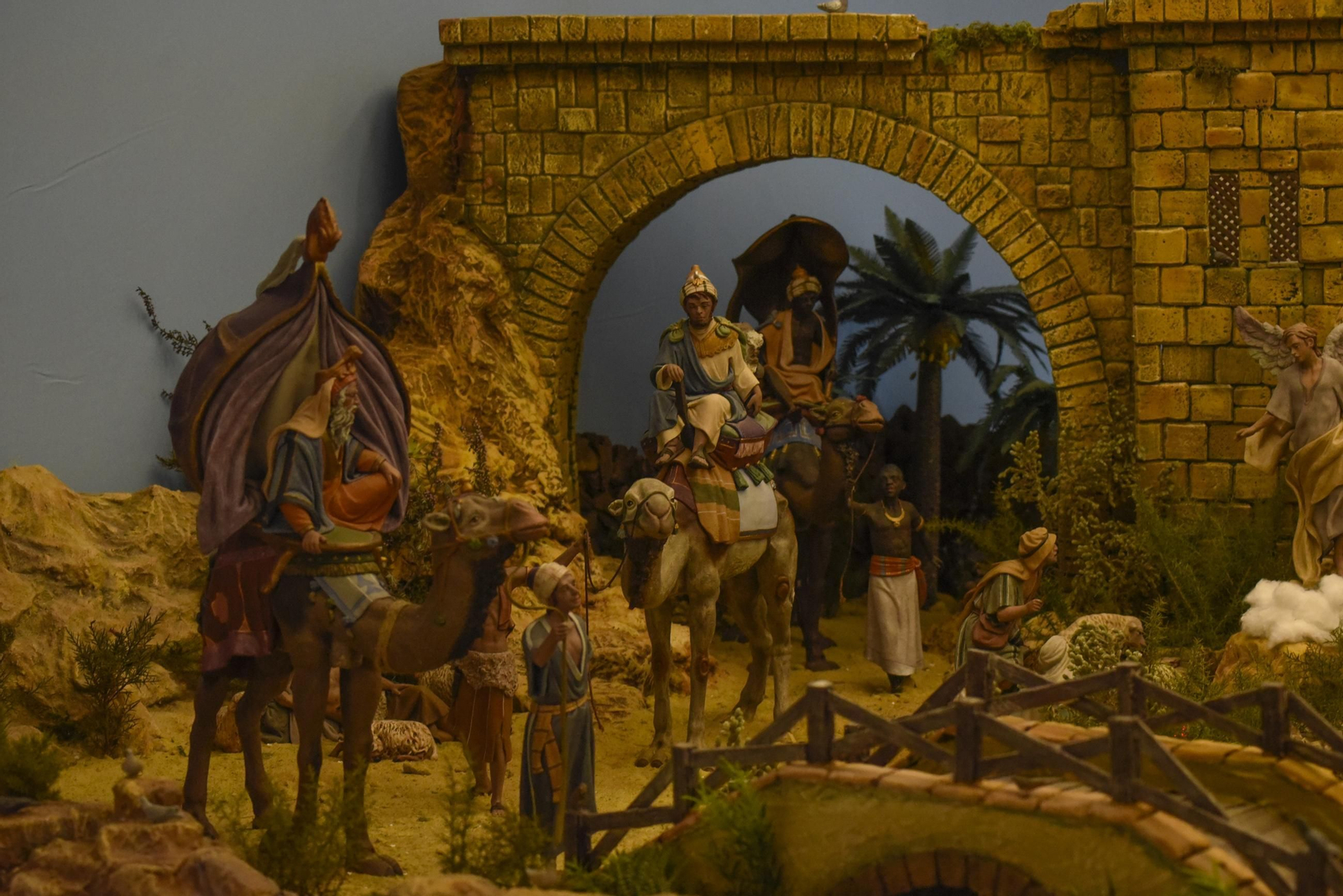 Fotos del belén del Museo Cruz Herrera en La Línea