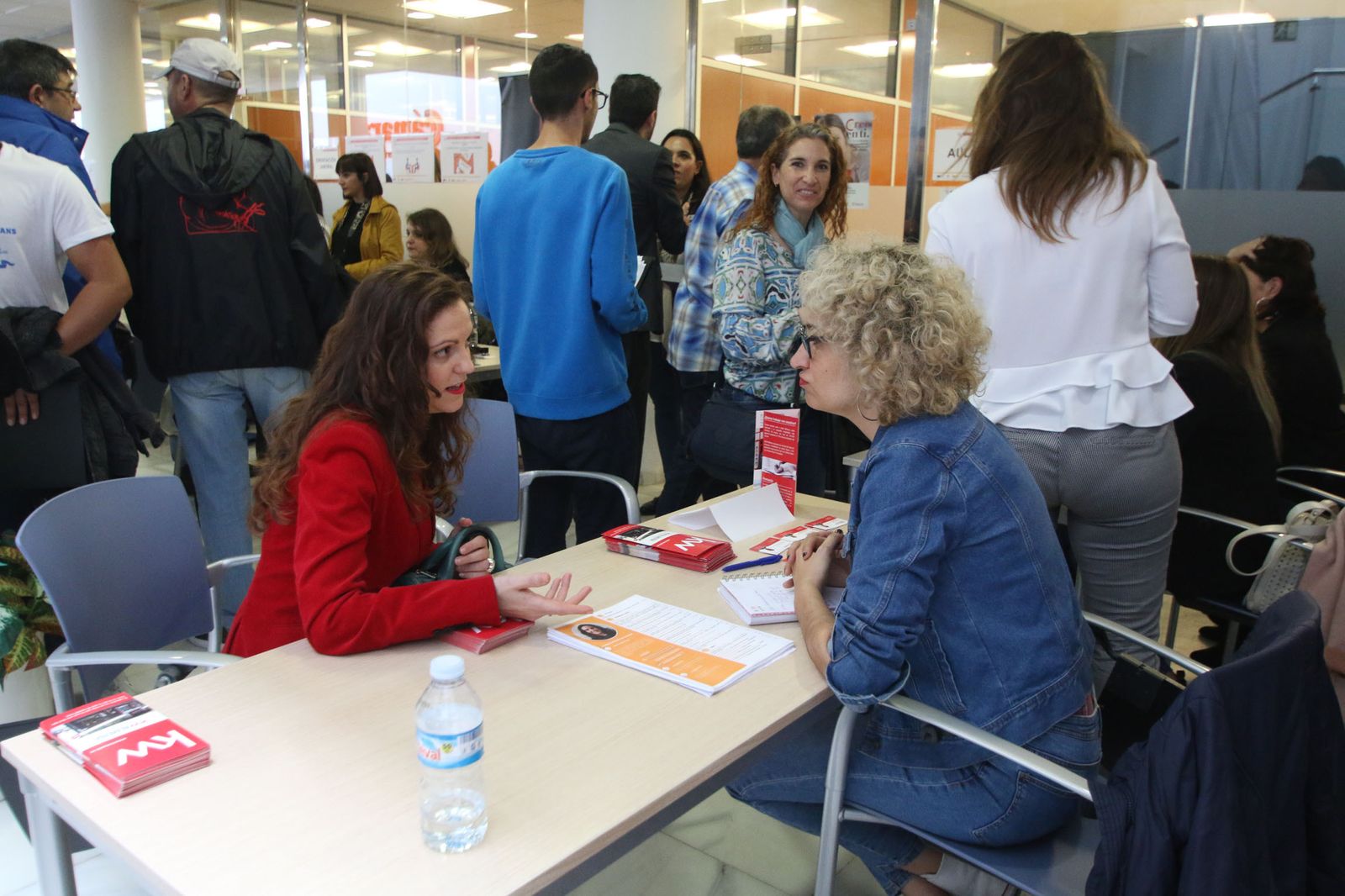 Una de las ferias de empleo celebradas por la Cámara de Comercio de Almería anteriormente