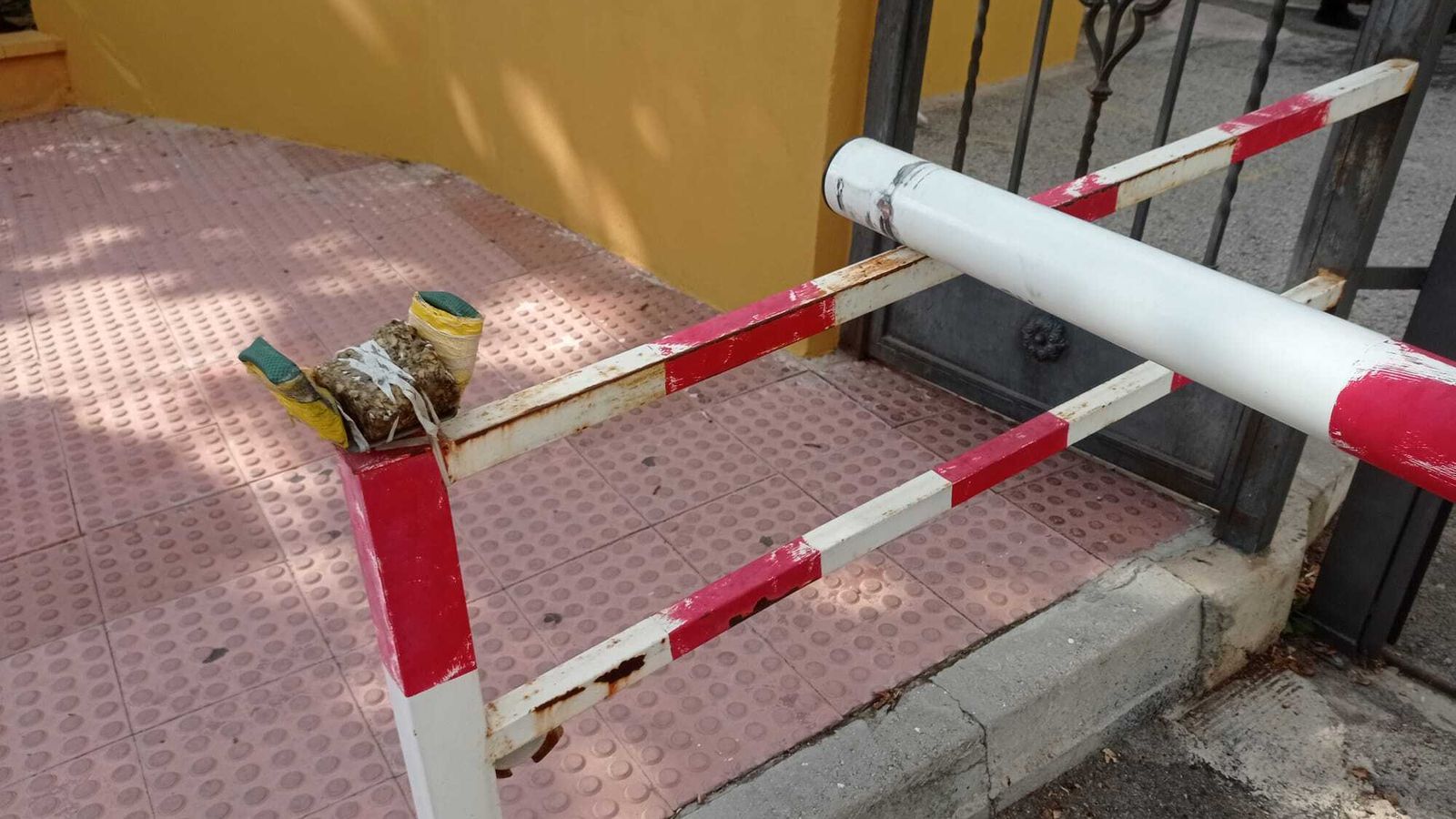 Destrozos ocasionados.