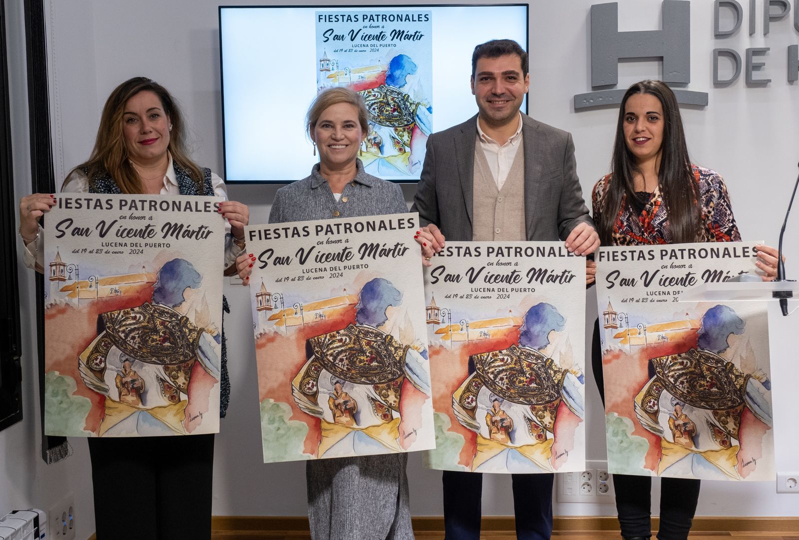 Presentación del cartel de Lucena del Puerto
