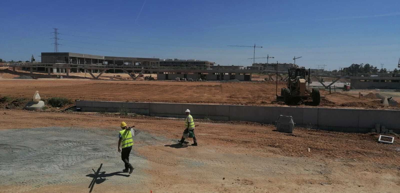 Las imágenes de las obras de la nueva ciudad deportiva del Betis Rafael Gordillo