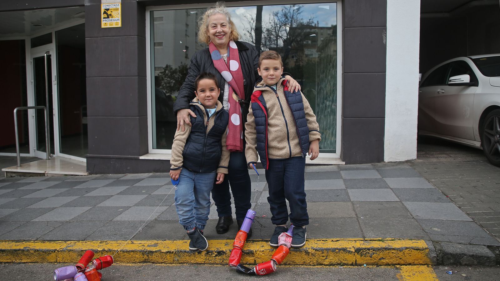 Fotos del arrastre de latas en Algeciras