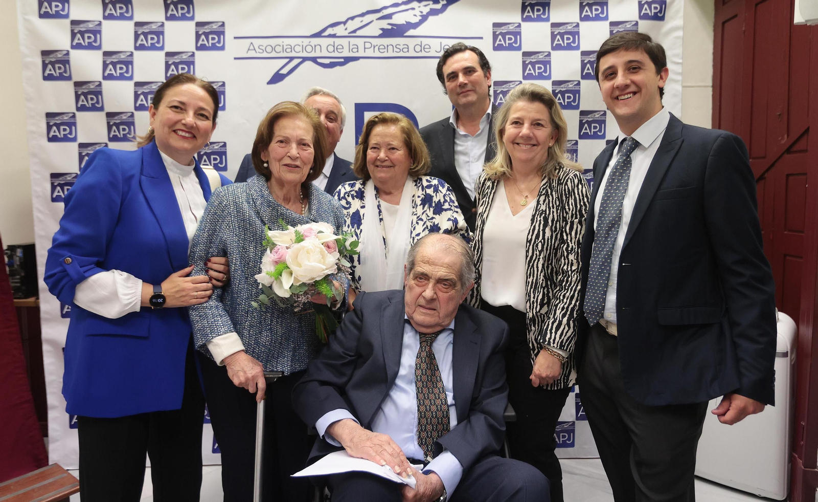 Imágenes del homenaje a Jerónimo Roldán de la Asociación de la Prensa de Jerez