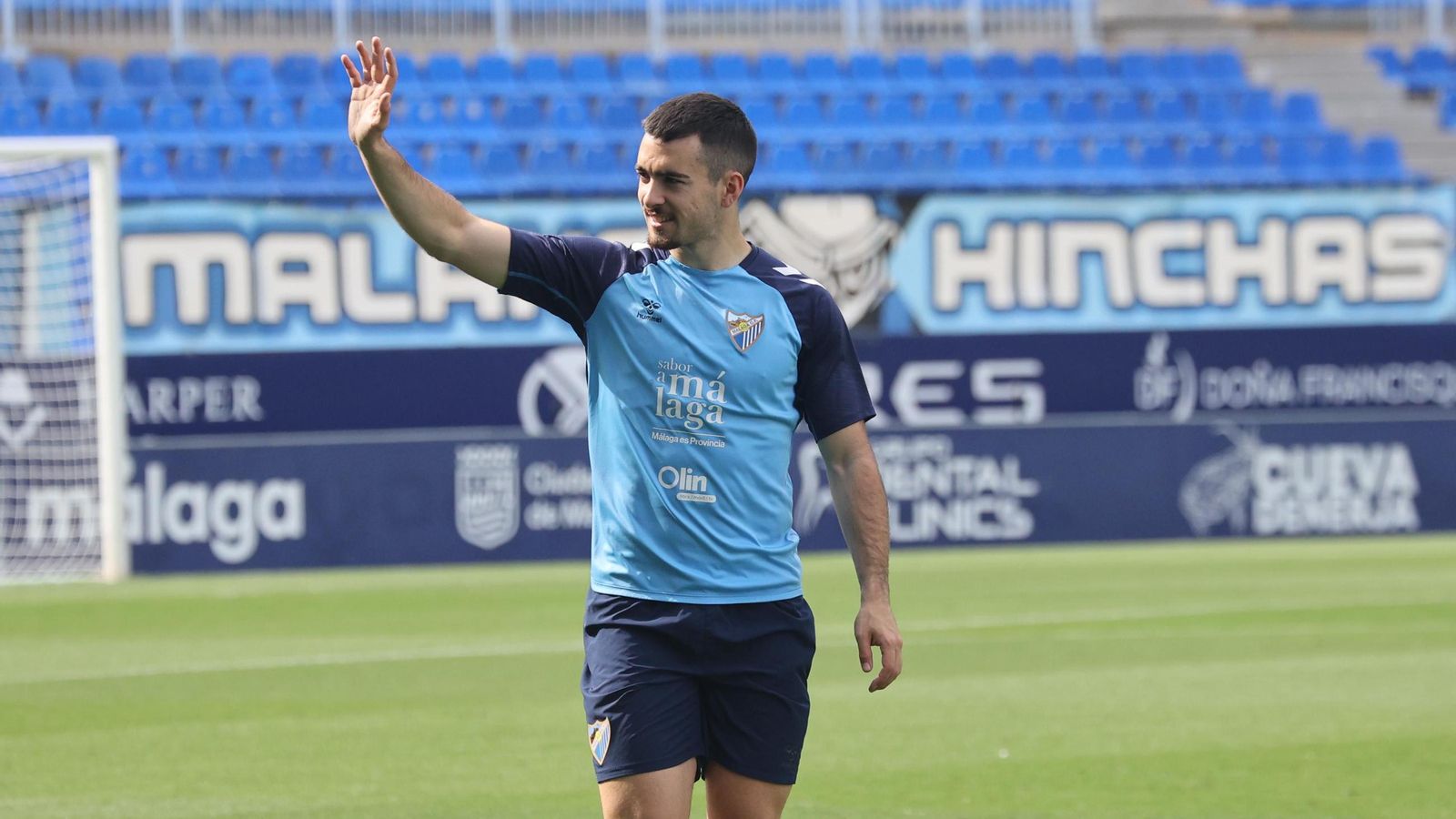 Darío Silva y Dely Valdés: las fotos del regreso de la Doble D a La Rosaleda