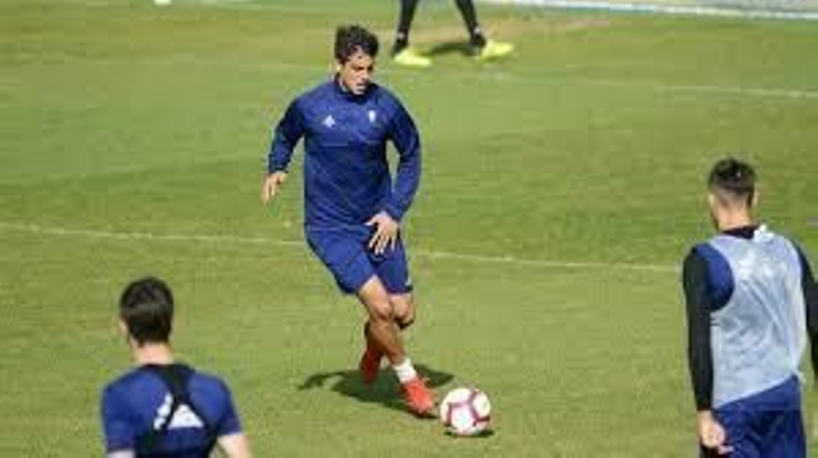 Marcos Mauro, en una sesión de trabajo en El Rosal.