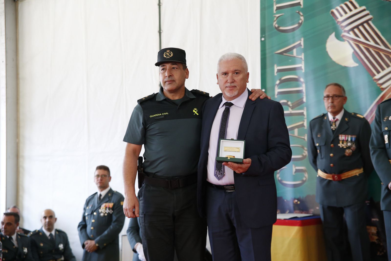 Imágenes del acto de celebración de la patrona de la Guardia Civil
