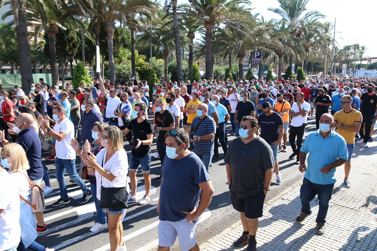 Las imágenes de la manifestación de los agricultores