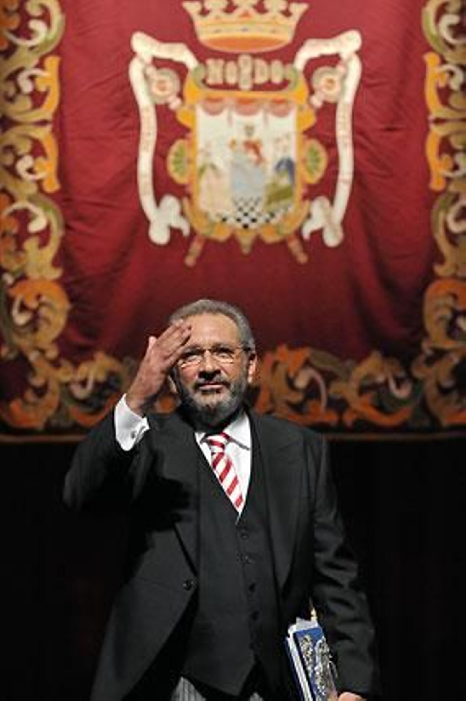 Antonio García Barbeito, tras finalizar el Pregón.

Foto: Manuel Gómez