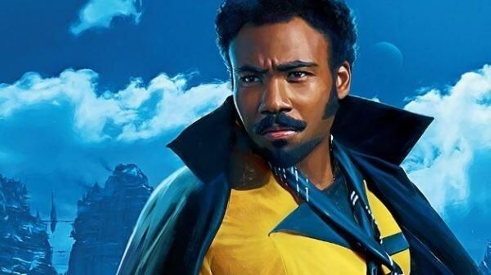 Justin Siemen como Lando Calrissian, en la serie de este personaje de la saga inicial de 'Star Wars'