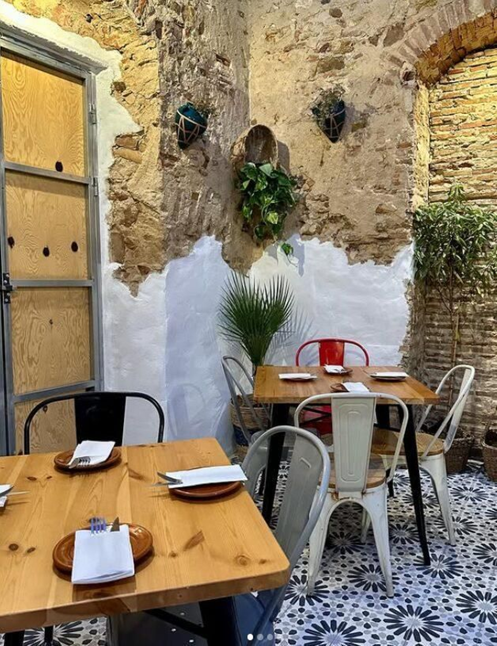 El nuevo patio de Nono's Comerán.