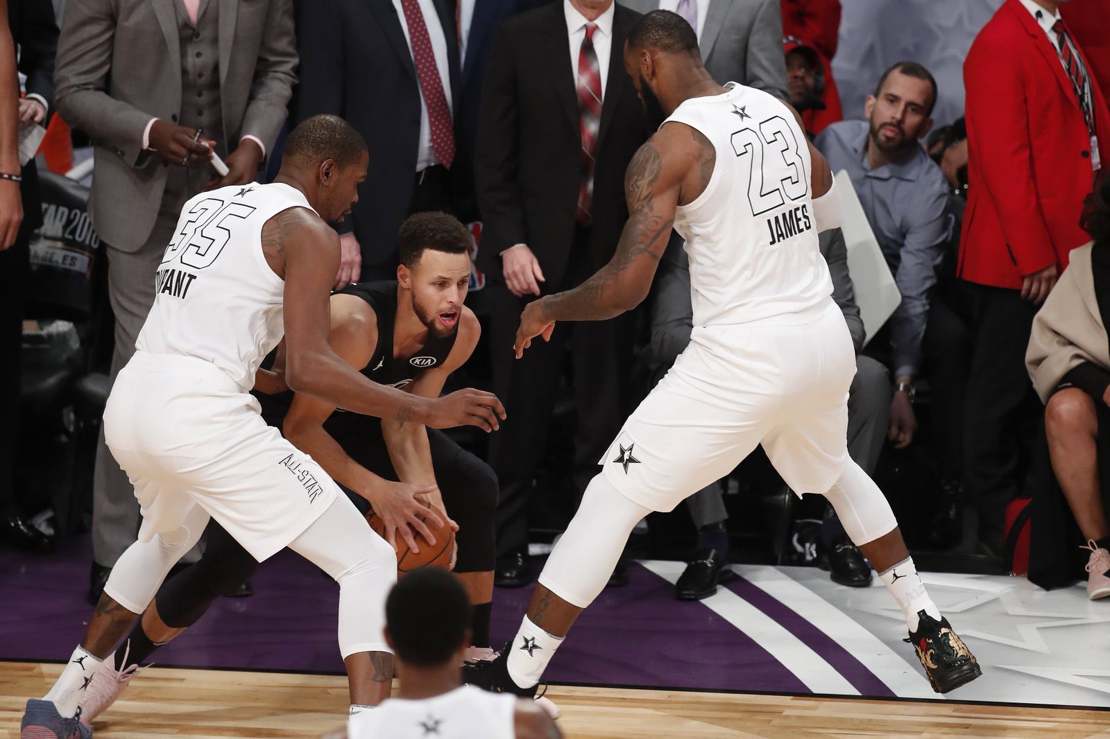 El partido del All-Star de la NBA, en imágenes