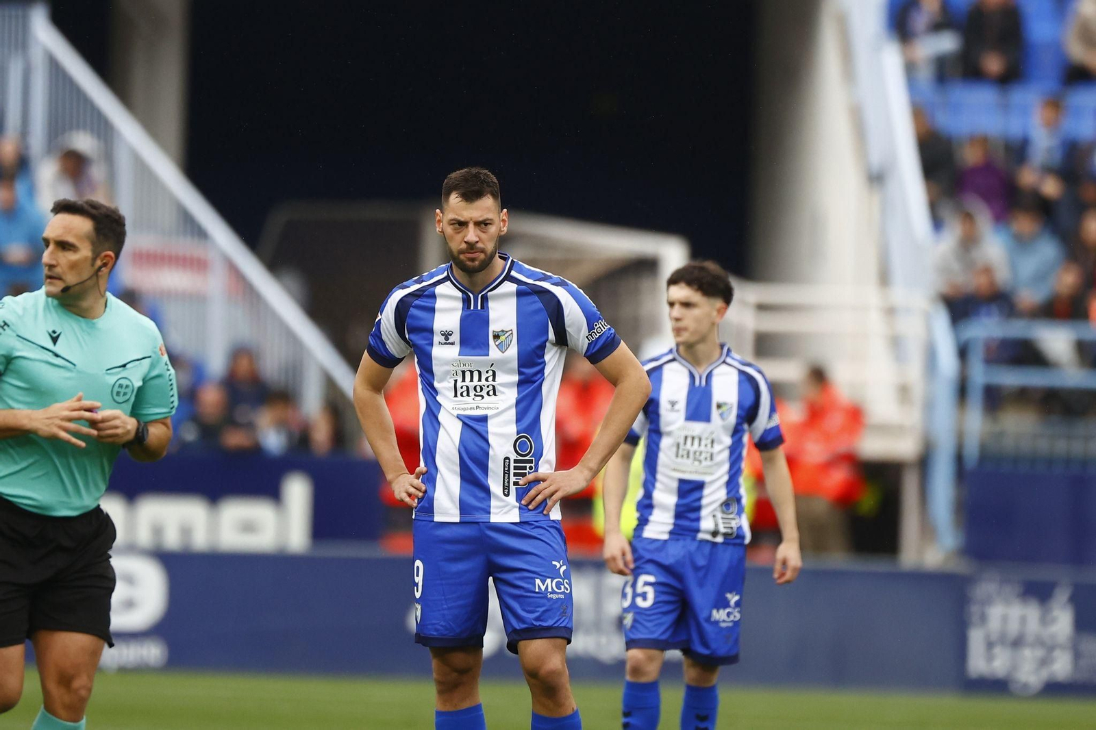 El Málaga CF-Cádiz, en fotos