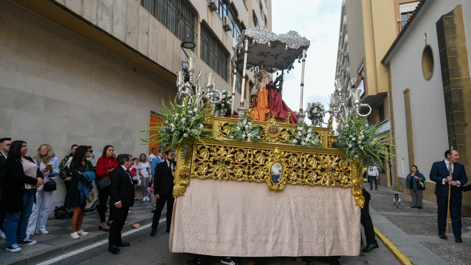 Procesión de La Virgen del Rosario de Europa en Algeciras