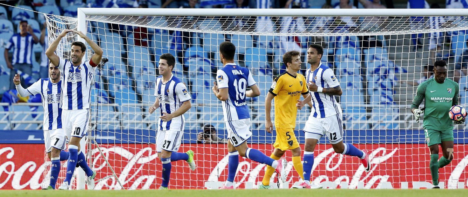 Las imágenes del Real Sociedad-Málaga