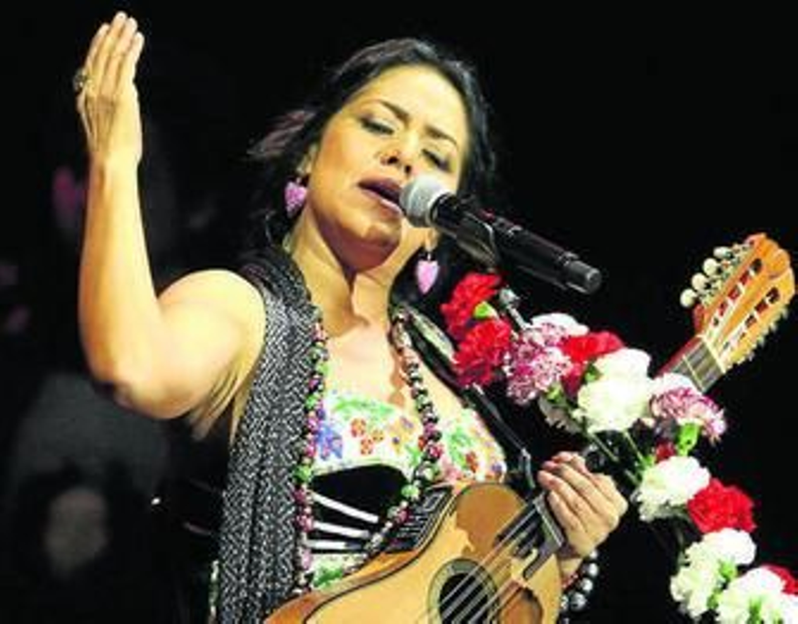 La artista mexicana Lila Downs.