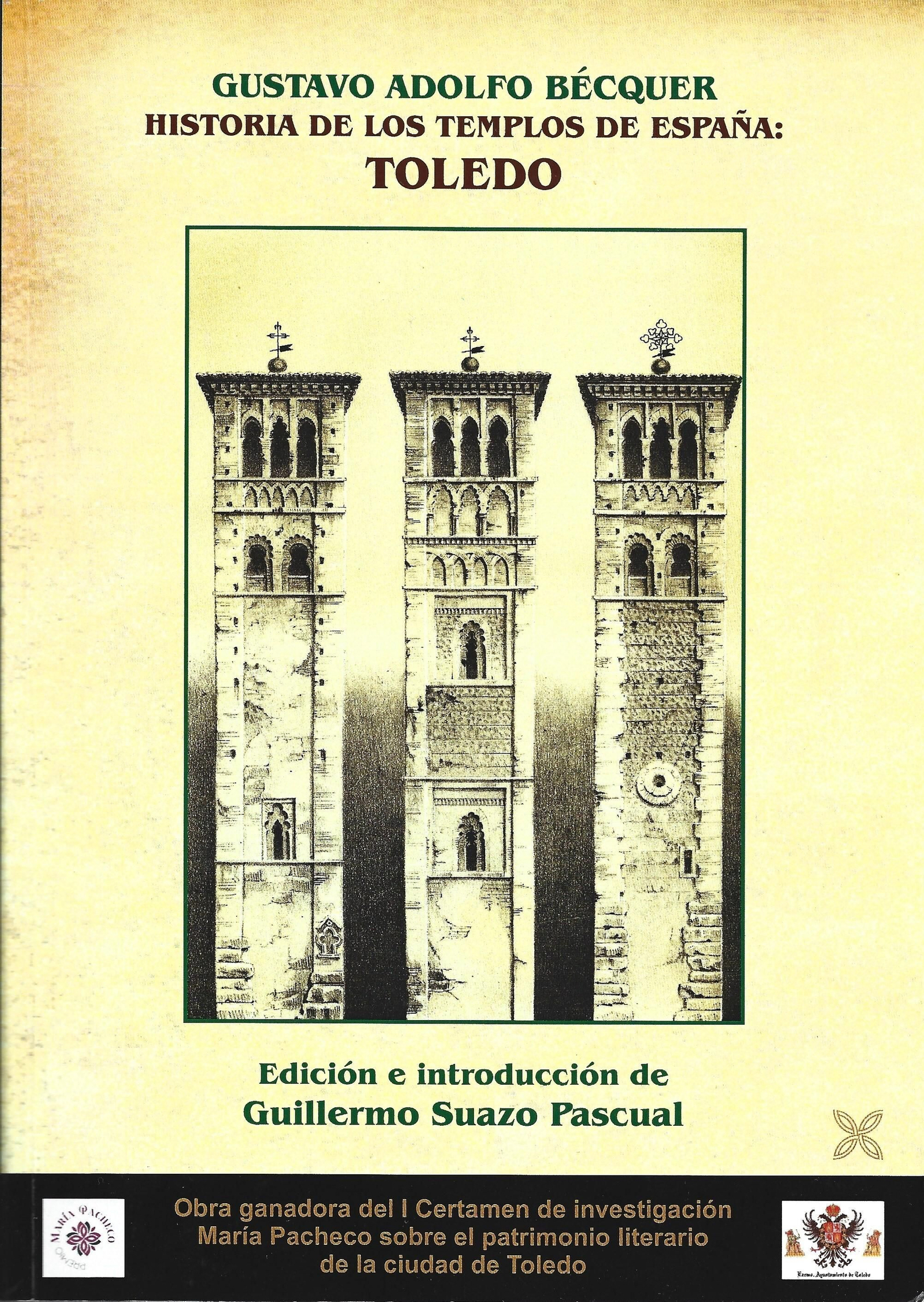 Portada de la obra 'Historia de los templos de España: Toledo'