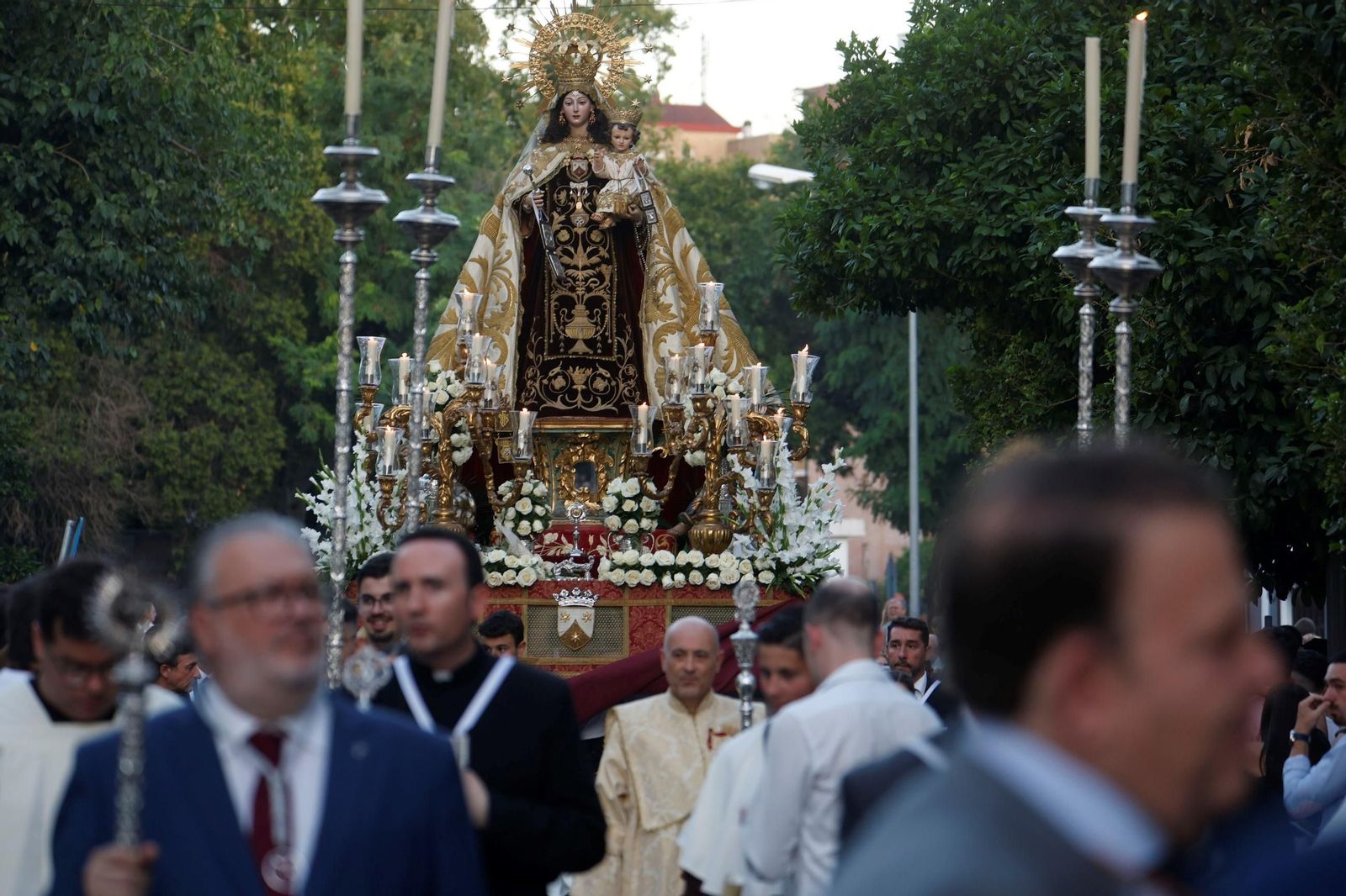 La procesión de la Virgen del Carmen de Puerta Nueva, en imágenes