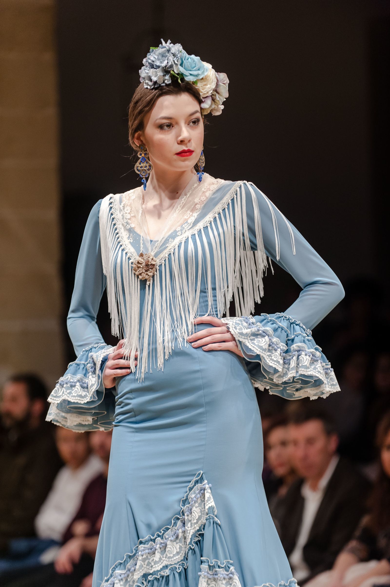 El desfile de Faly, de la Feria al Rocío, de Macarena Beato, en imágenes