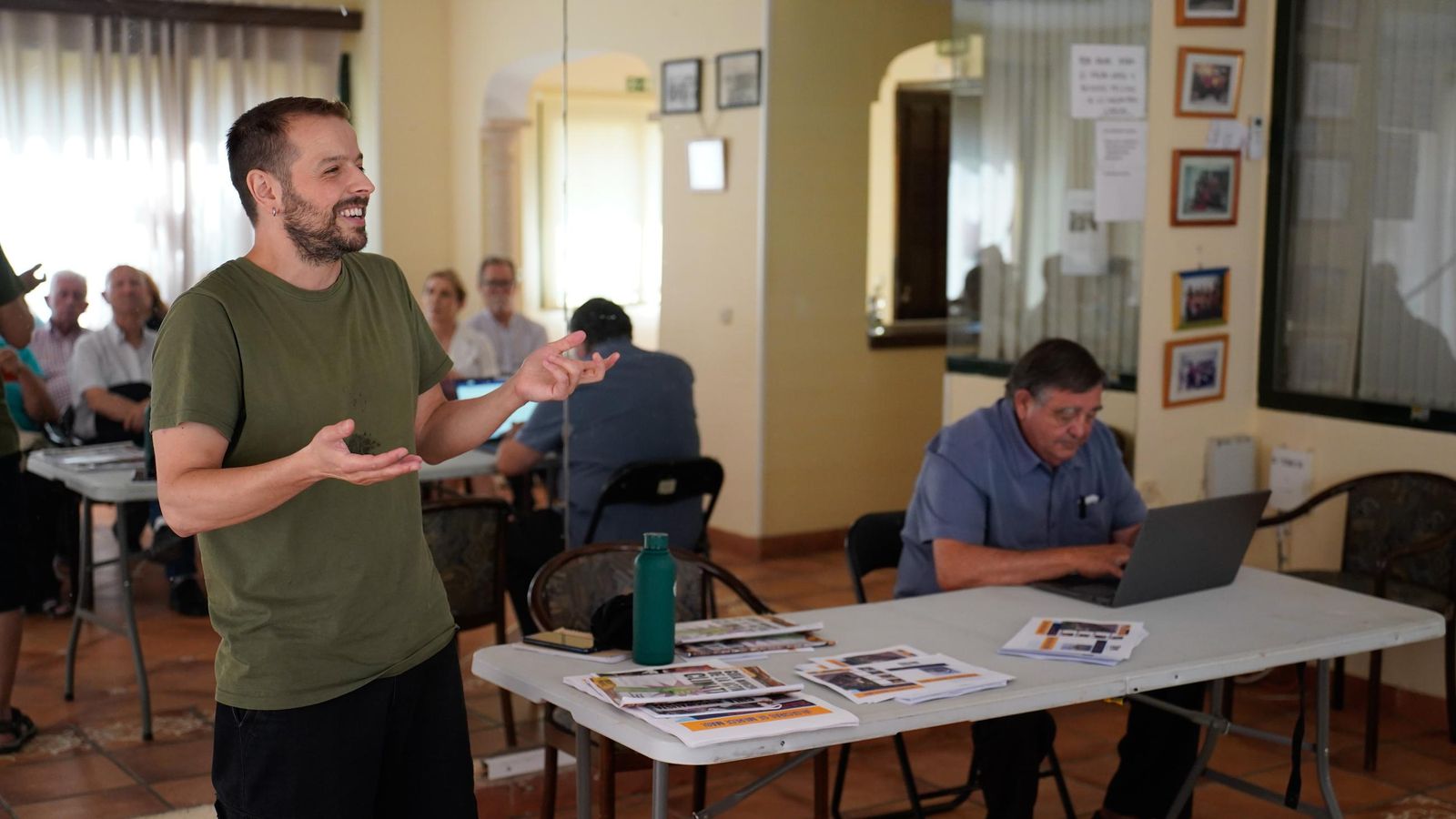 Fotos:  Presentación de la web para informar de los desperfectos de Algeciras en la sede de Fopacsa
