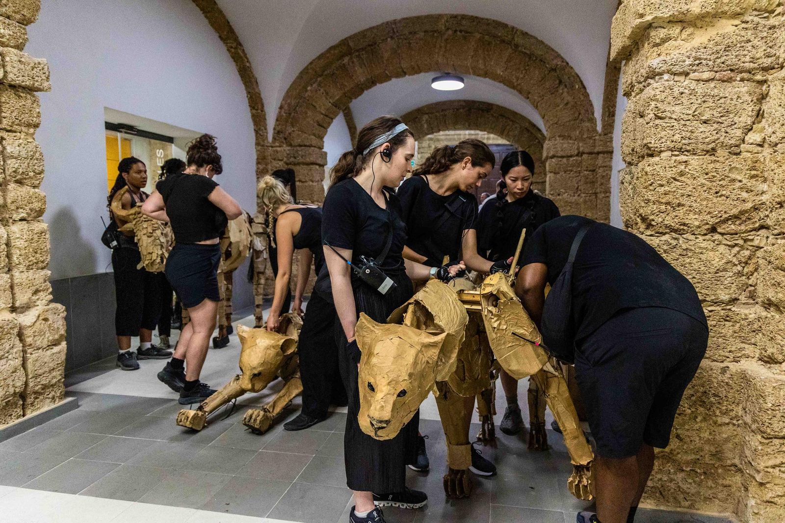 Las imágenes de 'La estampida' en San Fernando