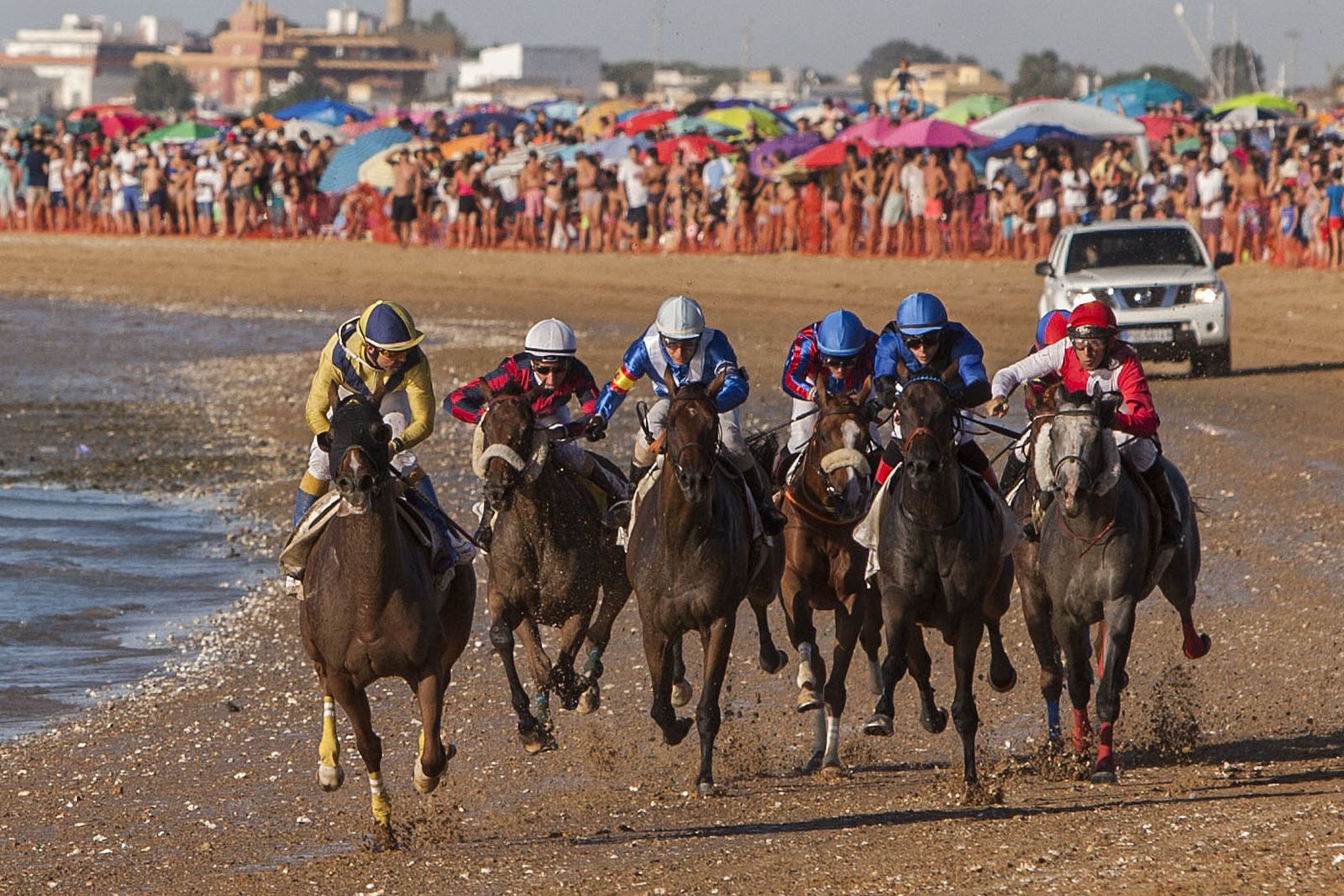 Las imágenes de las carreras de caballos en Sanlúcar