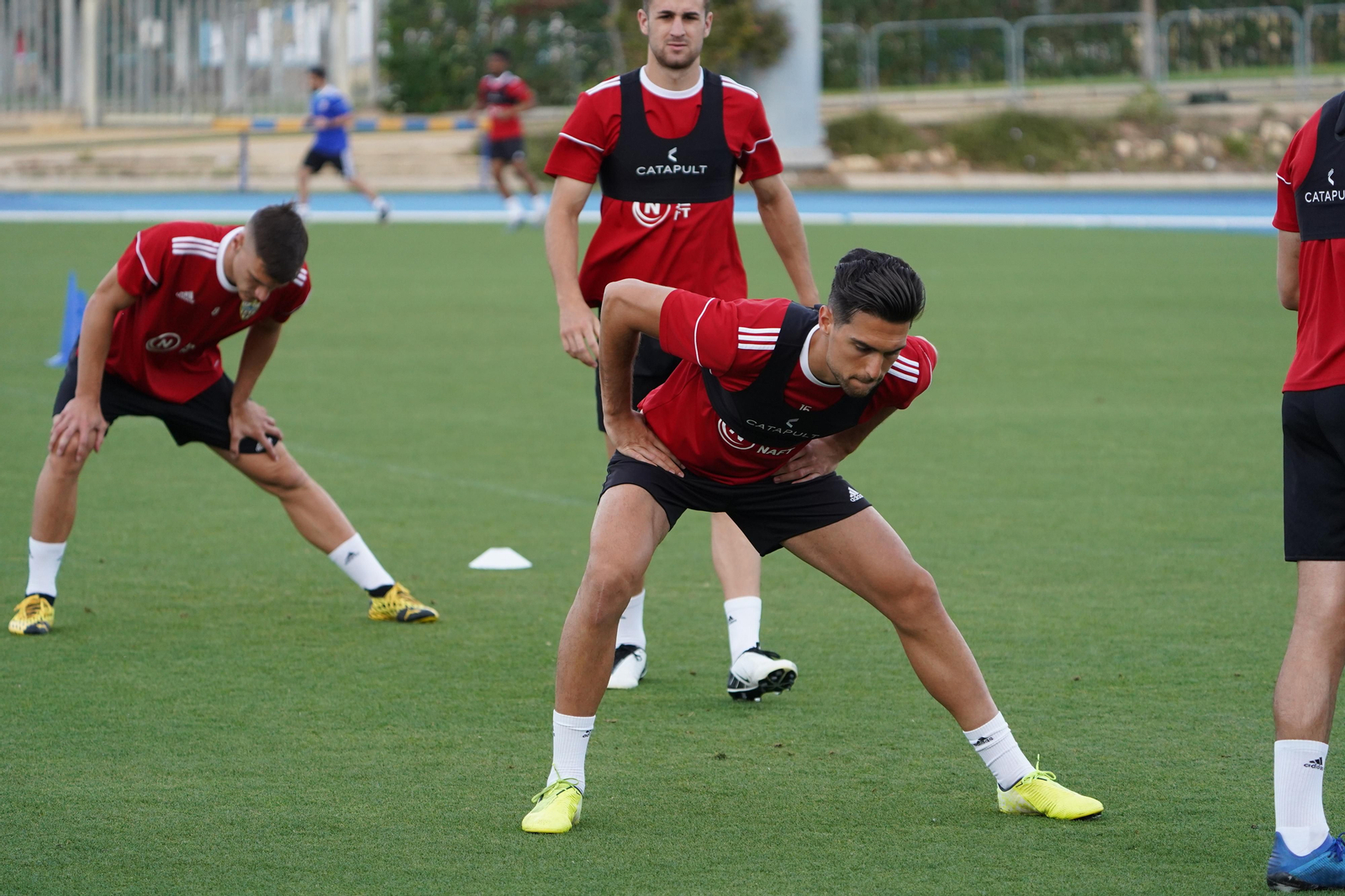 Primera sesión con grupos de 14 jugadores