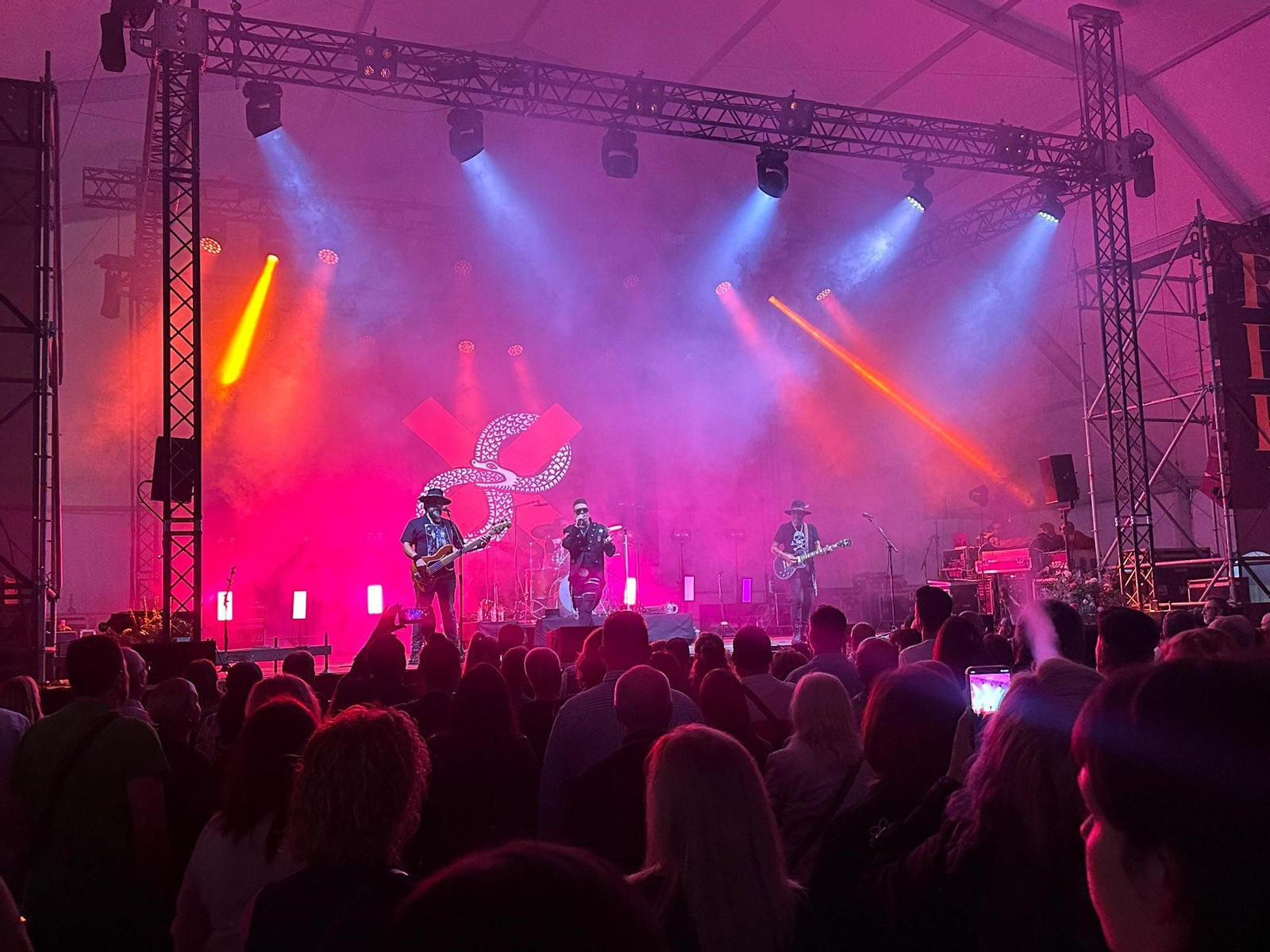 Concierto de Seguridad Social, el pasado domigo.