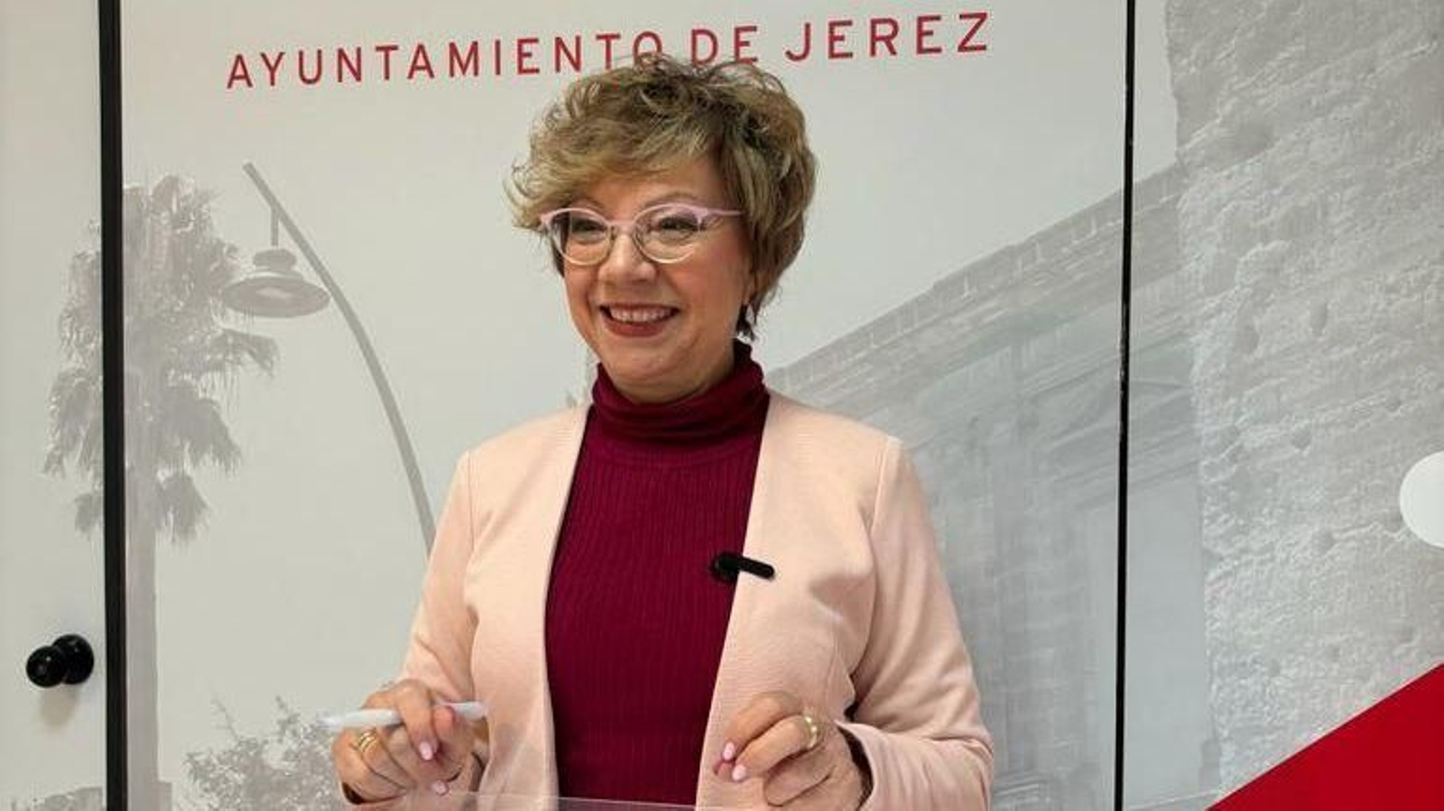 Carmen Collado, durante una rueda de prensa.
