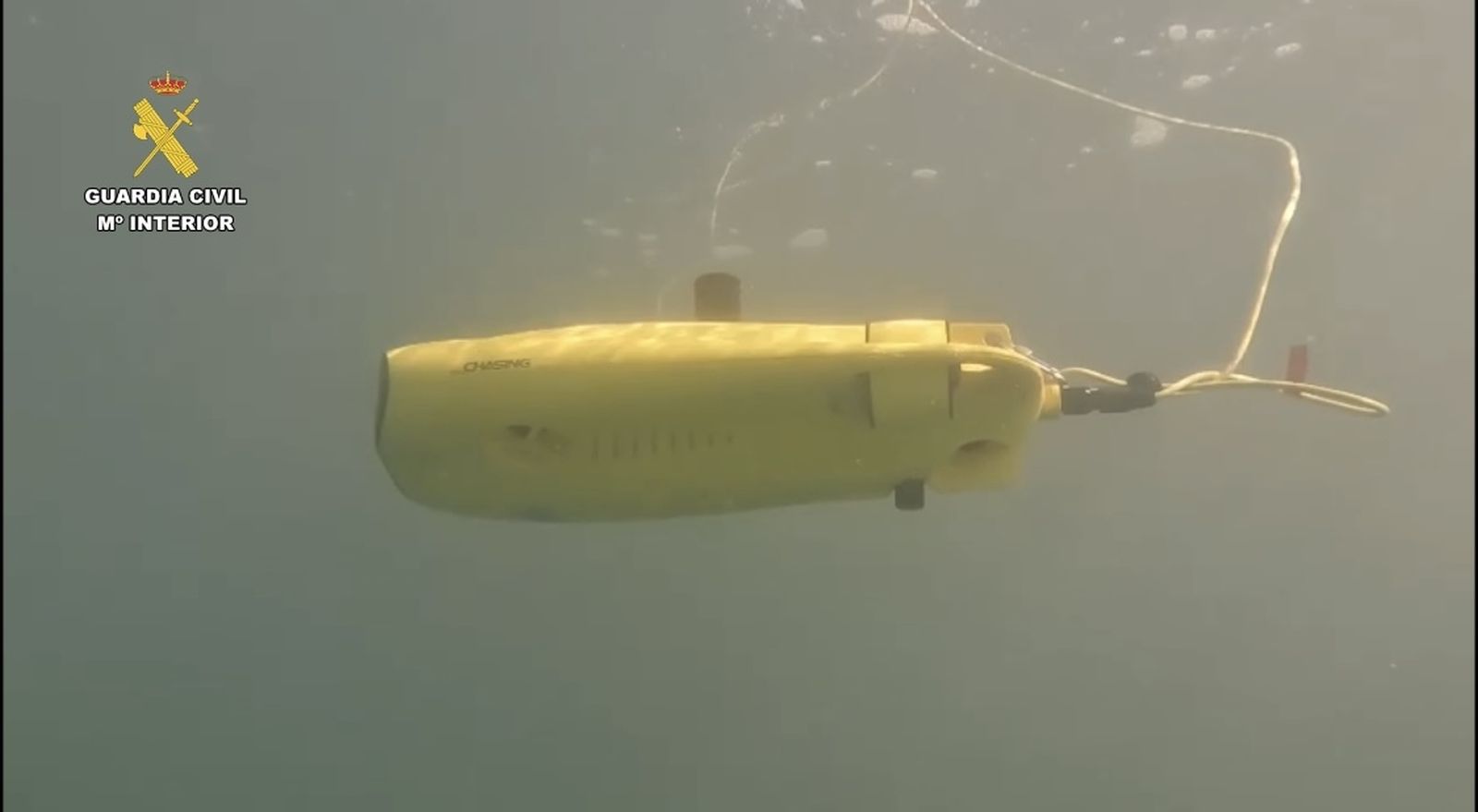 El dron submarino.