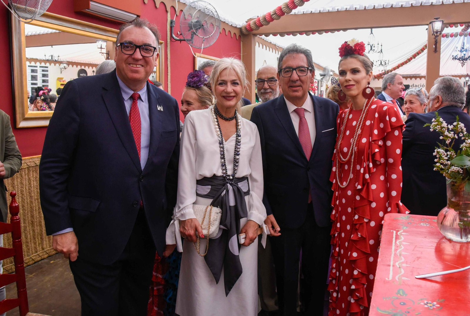 La recepción de la Fundación Cajasol en la Feria de Sevilla 2025