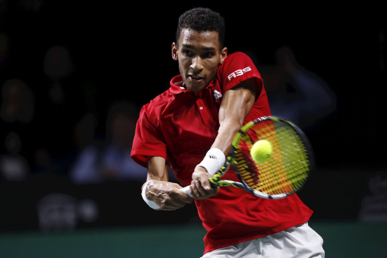 Felix Auger Aliassime - Lorenzo Musetti de la Copa Davis de Málaga