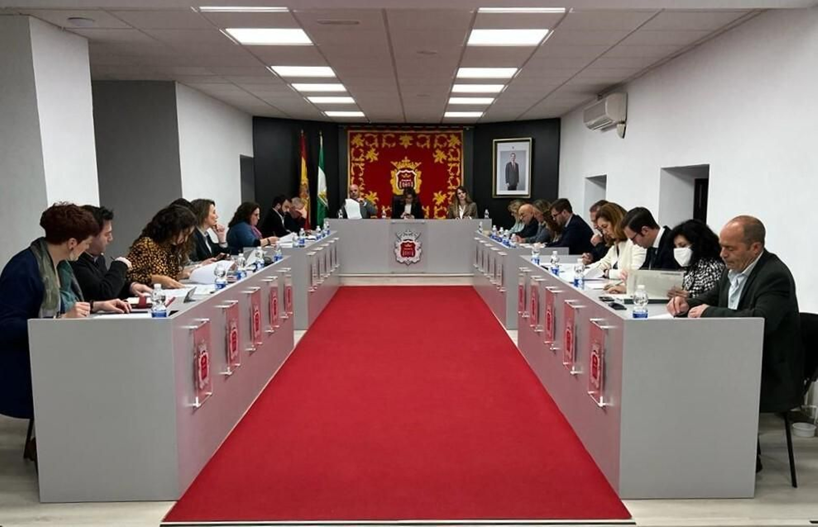 Sesión del Pleno del Ayuntamiento de Ronda.